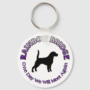 BEAGLE RAINBOW BRIDGE SYMPATHY KEYCHAI SLEUTELHANG SLEUTELHANGER