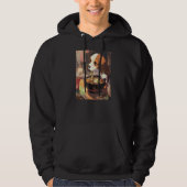 Beagle Ramen Grappige Hond Japans Eten Hoodie (Voorkant)
