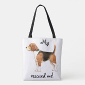 Beagle Rescue Tote Bag (Achterkant)