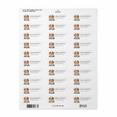 Beagle retouradreslabel etiket (Full Sheet)