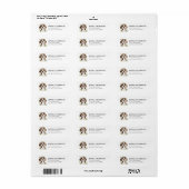 Beagle retouradreslabel etiket (Full Sheet)
