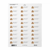 Beagle retouradreslabel etiket (Full Sheet)
