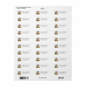 Beagle retouradreslabel etiket (Full Sheet)