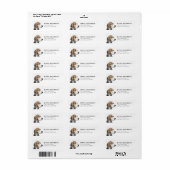 Beagle retouradreslabel etiket (Full Sheet)