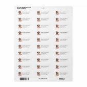 Beagle retouradreslabel etiket (Full Sheet)