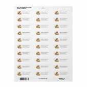 Beagle retouradreslabel etiket (Full Sheet)