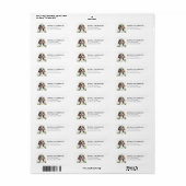Beagle retouradreslabel etiket (Full Sheet)