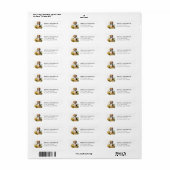 Beagle retouradreslabel etiket (Full Sheet)