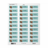 Beagle retouradreslabels etiket (Full Sheet)