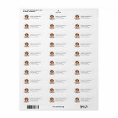 Beagle retouradreslabels etiket (Full Sheet)