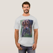 Beagle Retriving Squirrel T-shirt (Voorkant volledig)