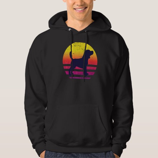 Beagle Retro 6 Hoodie (Voorkant)