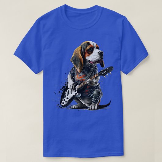 Beagle Rocker 4 T-shirt (Design voorkant)