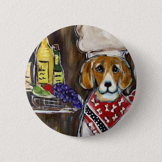 Beagle Ronde Button 5,7 Cm (Voorkant)