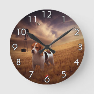 Beagle Ronde Klok