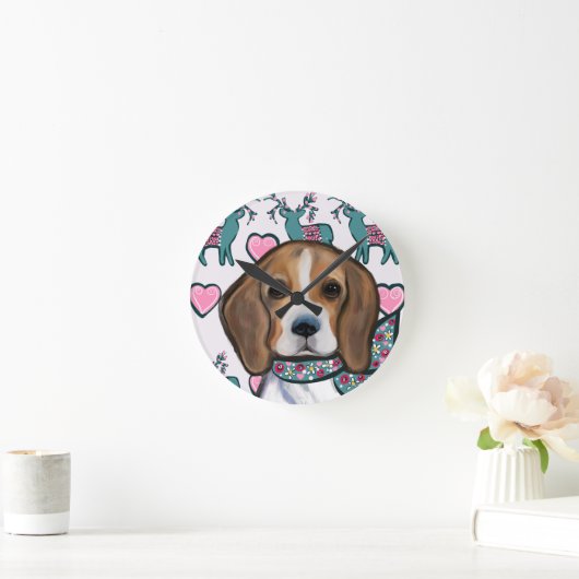 Beagle ronde klok (Huis)