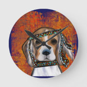 Beagle Ronde Klok (Voorkant)