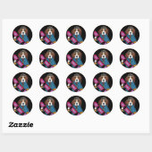BEAGLE RONDE STICKER (Vel)