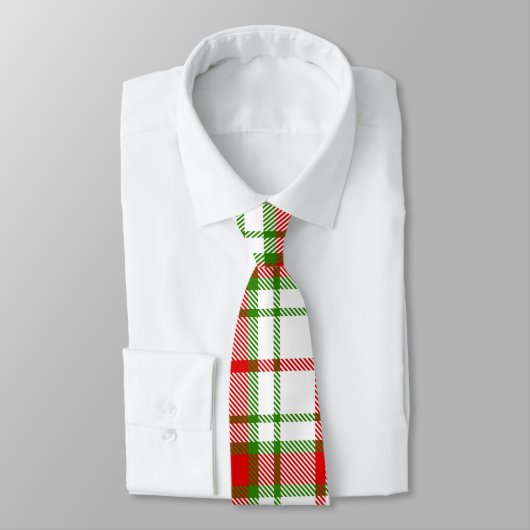 Beagle rood en groen geplakt kerstfeest stropdas (Gebonden)