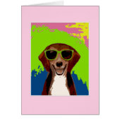 Beagle - roze lijst (Voorkant)