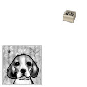 Beagle Rubberstempel (Gestempeld)