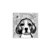 Beagle Rubberstempel (Afrduk)