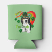 Beagle Saint Patricks Day Blikjeskoeler (Achterkant)