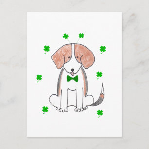 Beagle Saint Patricks Day Briefkaart