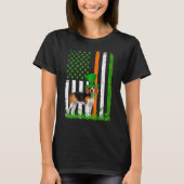 Beagle Saint Patrick's Day Dogs Lover American Fla T-shirt (Voorkant)