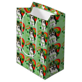 Beagle Saint Patricks Day Medium Cadeauzakje