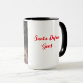 Beagle 'Santa Define Good' Christmas Coffee Mok (Voorkant rechts)