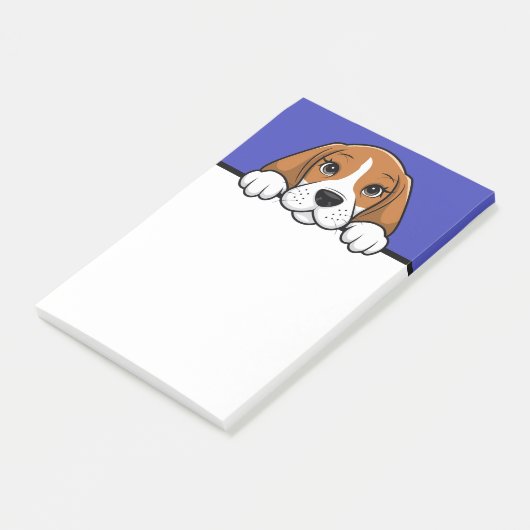 Beagle Schattige Puppy Hondenliefhebber Beagles Ge Post-it® Notes (Schuin)