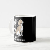 Beagle Scheet Kus Cool Hondenliefhebber Koffiemok (Voorkant links)