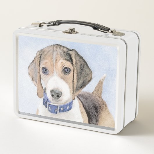 Beagle schilderen - Kute Original Dog Art (Voorkant)