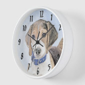 Beagle schilderen - Kute Original Dog Art (Hoek)
