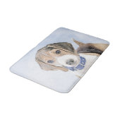 Beagle schilderen - Kute Original Dog Art Badmat (Gekanteld)