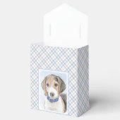 Beagle schilderen - Kute Original Dog Art Bedankdoosjes (Geopend)