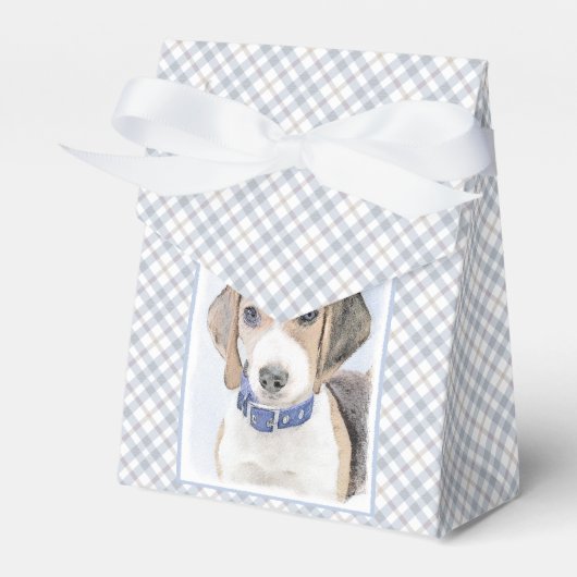 Beagle schilderen - Kute Original Dog Art Bedankdoosjes (Voorkant Zijde)