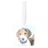 Beagle schilderen - Kute Original Dog Art Decoratie (Voorkant)