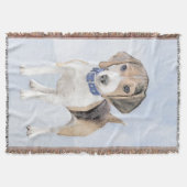 Beagle schilderen - Kute Original Dog Art Deken (Voorkant)