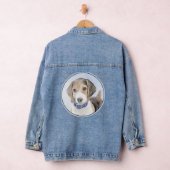 Beagle schilderen - Kute Original Dog Art Denim Jacket (Hangar)