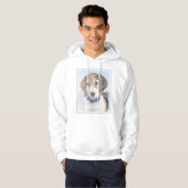 Beagle schilderen - Kute Original Dog Art Hoodie (Voorkant volledig)