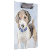 Beagle schilderen - Kute Original Dog Art Klembord (Rechts)