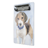 Beagle schilderen - Kute Original Dog Art Mini Klembord (Angled2)