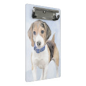 Beagle schilderen - Kute Original Dog Art Mini Klembord (Schuin)