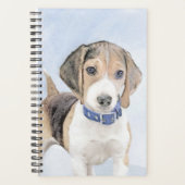 Beagle schilderen - Kute Original Dog Art Planner (Voorkant)