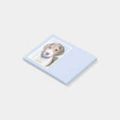 Beagle schilderen - Kute Original Dog Art Post-it® Notes (Schuin)