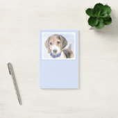 Beagle schilderen - Kute Original Dog Art Post-it® Notes (Kantoor)