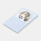 Beagle schilderen - Kute Original Dog Art Post-it® Notes (Schuin)