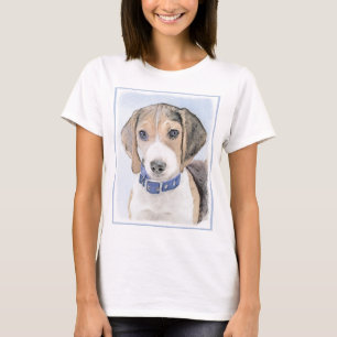 Beagle schilderen - Kute Original Dog Art T-shirt